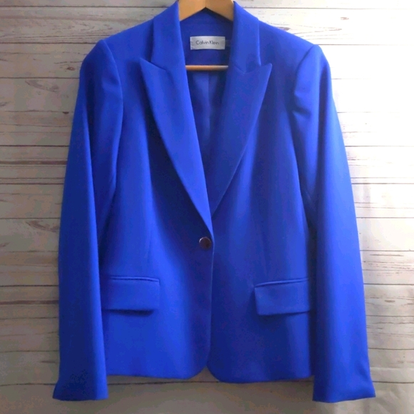 Calvin klein royal blue blazer